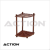 Standard 8 Cue Corner Floor Rack - Chocolate